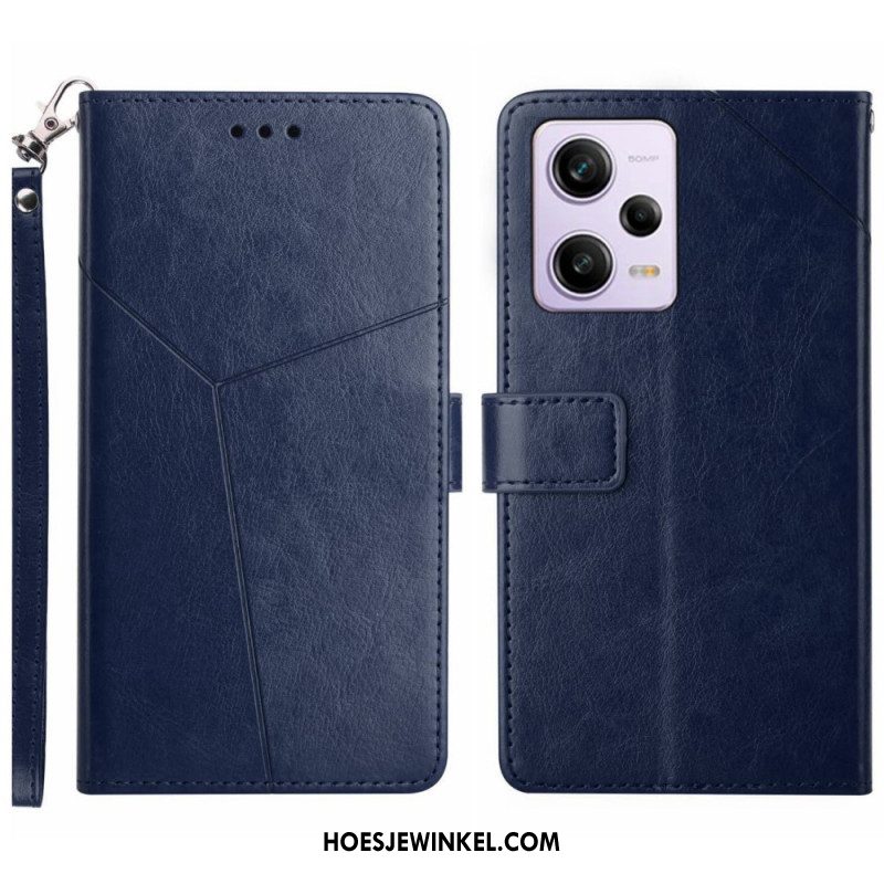 Folio-hoesje voor Xiaomi Redmi Note 12 Pro Met Ketting Y Strappy-ontwerp