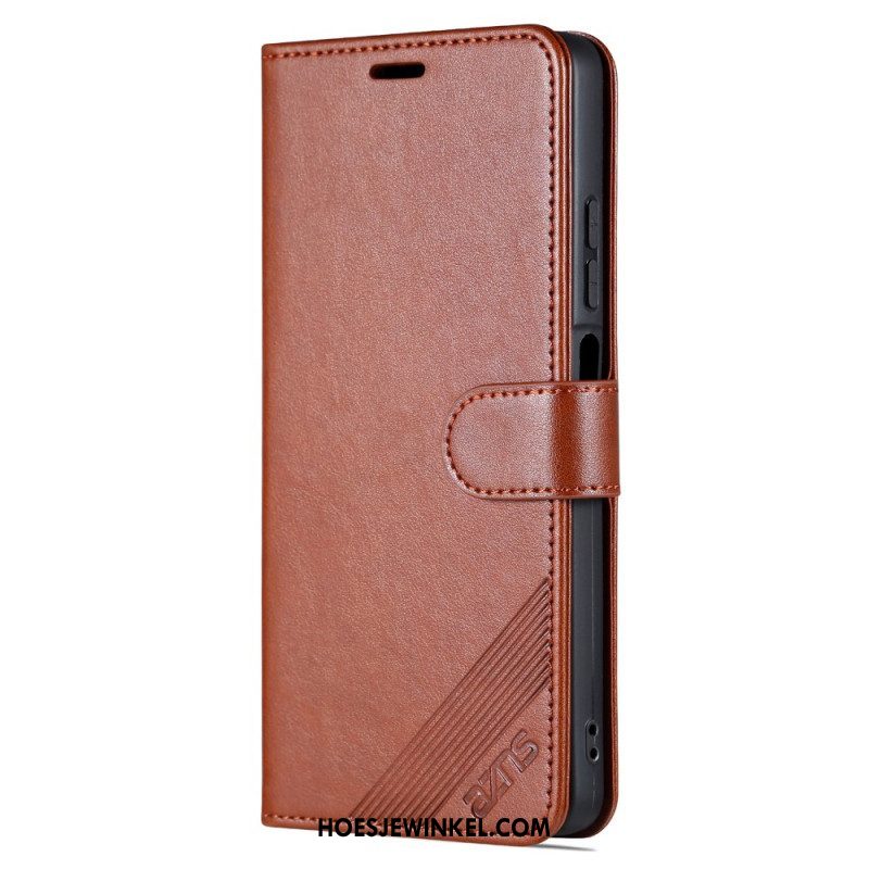 Folio-hoesje voor Xiaomi Redmi Note 12 Pro Plus Leer-effect