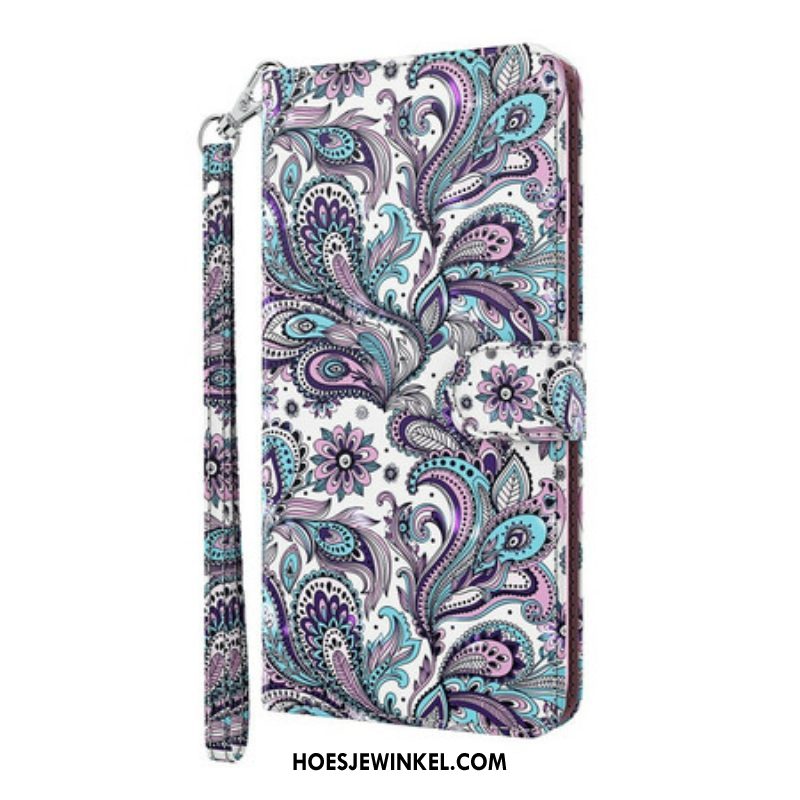 Folio-hoesje voor iPhone 13 Pro Max Bloemen Patronen