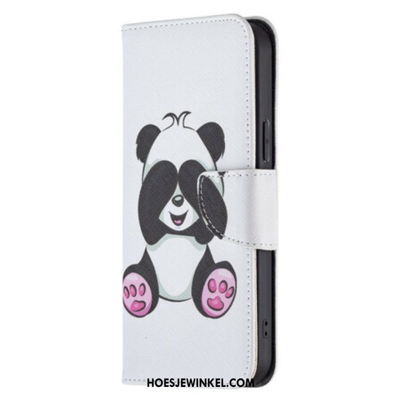 Folio-hoesje voor iPhone 13 Pro Max Panda-plezier