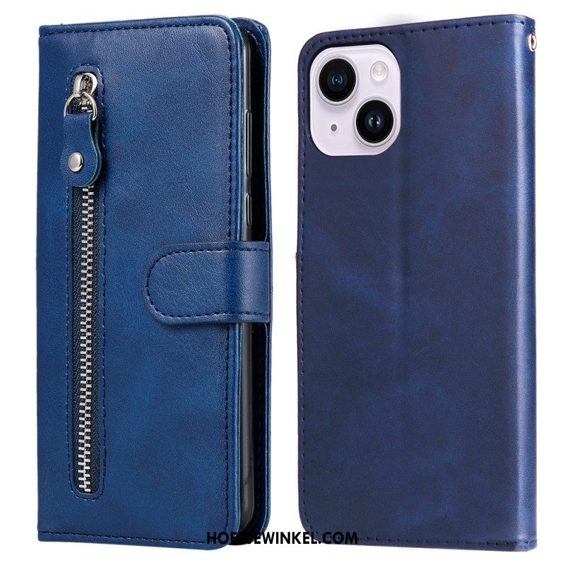 Folio-hoesje voor iPhone 15 Portemonnee