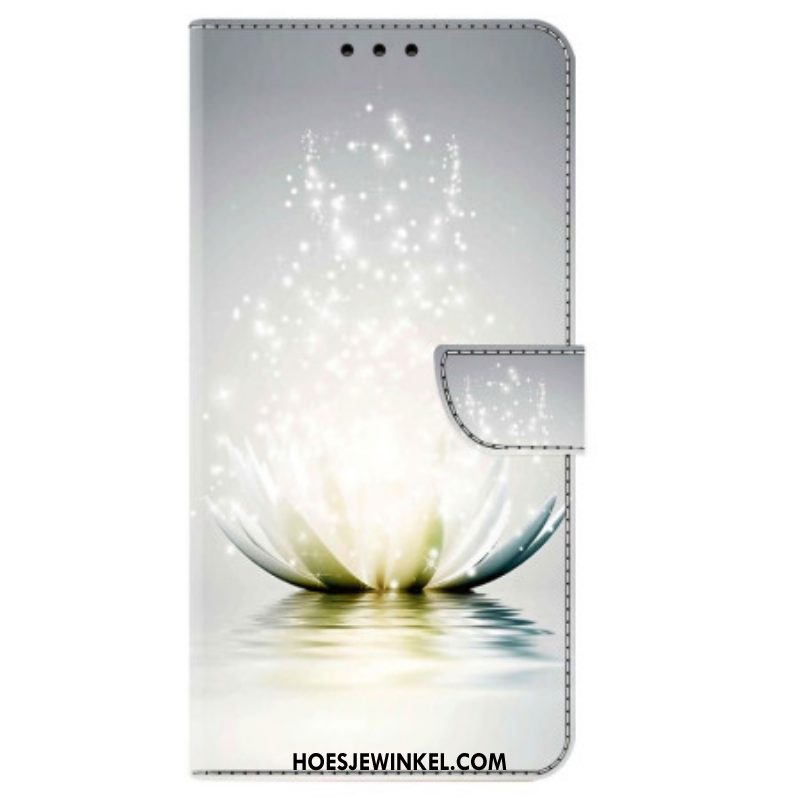 Folio-hoesje voor iPhone 15 Pro Lotus