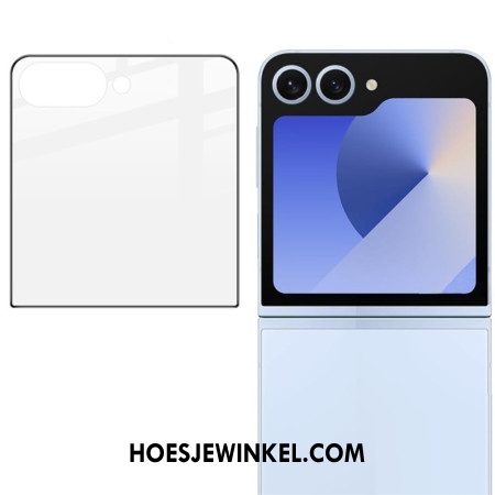 Gehard Glazen Buitenschermbeschermer Voor Samsung Galaxy Z Flip 7 5g (zwarte Rand)