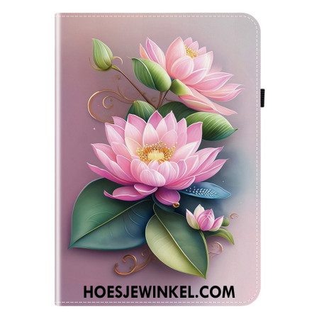 Hoesje Case Samsung Galaxy Tab S10 Plus Telefoonhoesje Waterlelies