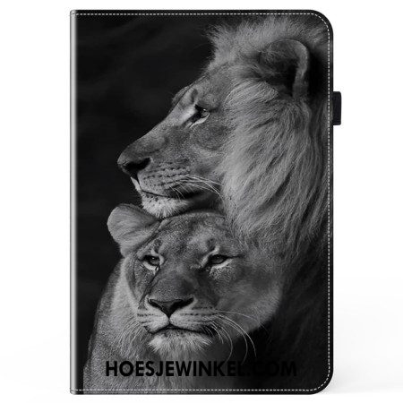 Hoesje Case Samsung Galaxy Tab S10 Ultra Leeuwenpaar