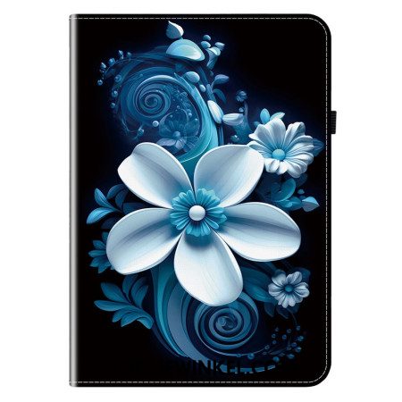 Hoesje Case Samsung Galaxy Tab S11 Telefoonhoesje Zwarte Orchideeën