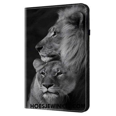 Hoesje Case Xiaomi Pad 7 / 7 Pro Telefoonhoesje Paar Leeuwen