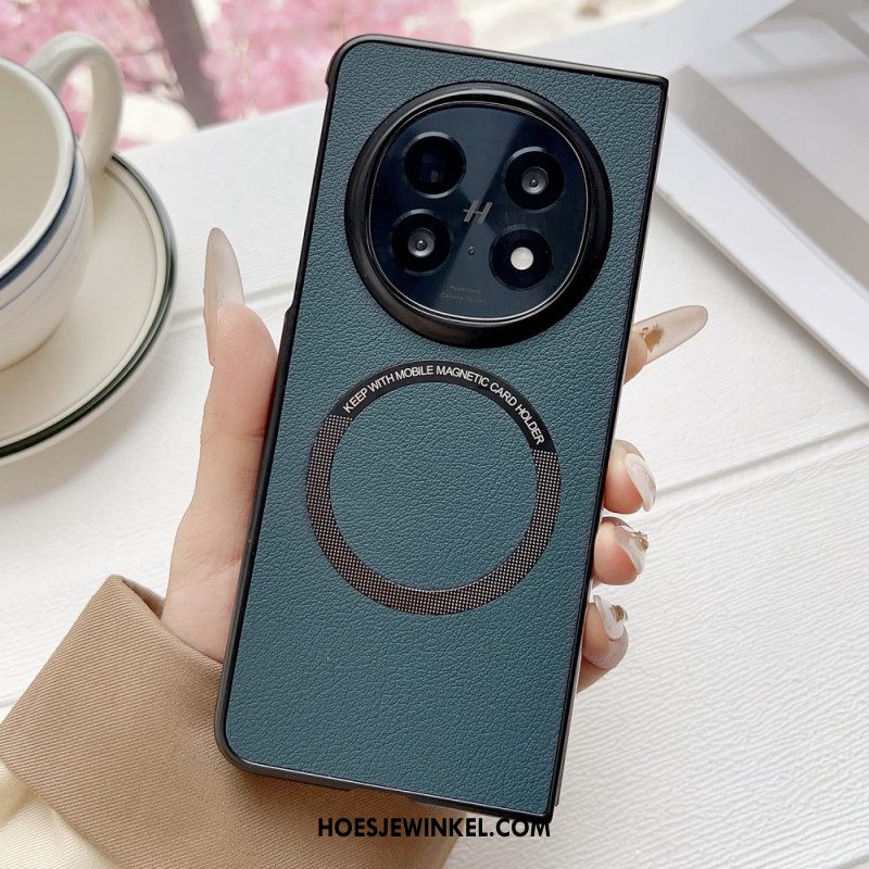 Hoesje Oppo Find N5 Kunstleer Bescherming Hoesje