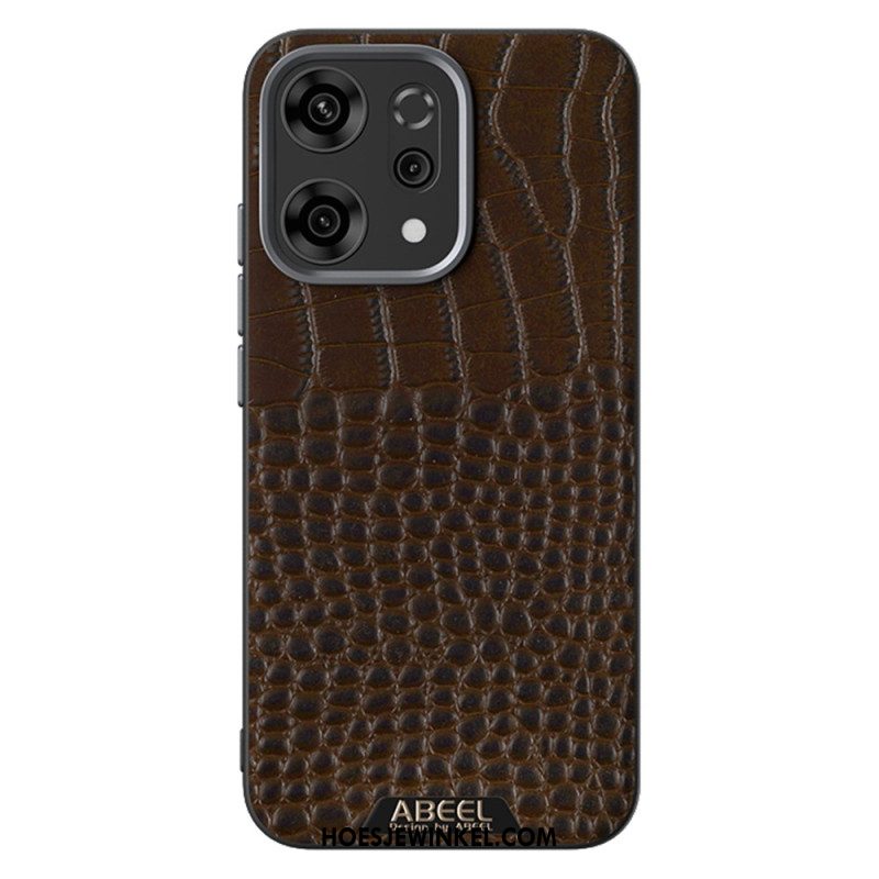 Hoesje Oppo Reno 14 5g Magsafe-compatibel Abeel Met Krokodillenprint