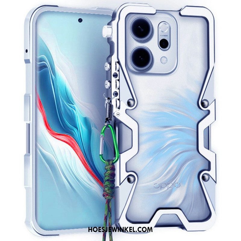 Hoesje Oppo Reno 14 5g Mechanisch Ontwerp Bescherming Hoesje