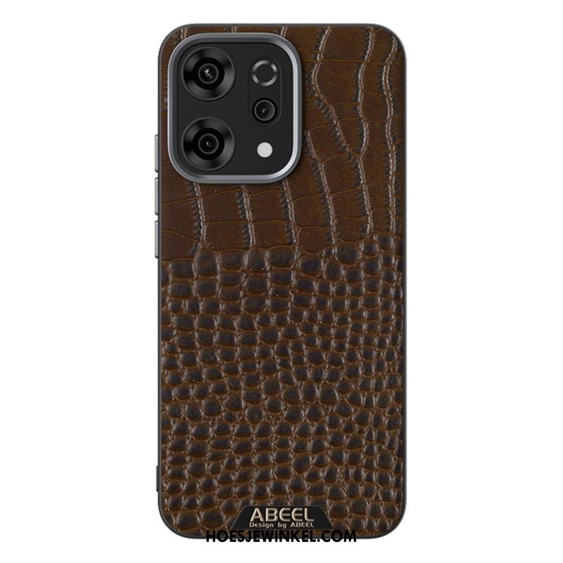 Hoesje Oppo Reno 14 Pro 5g Magsafe-compatibel Met Krokodillenprint Bescherming Hoesje