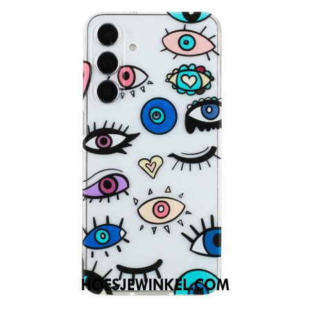 Hoesje Samsung Galaxy A17 4g / 5g Monster Met Ogen Bescherming Hoesje