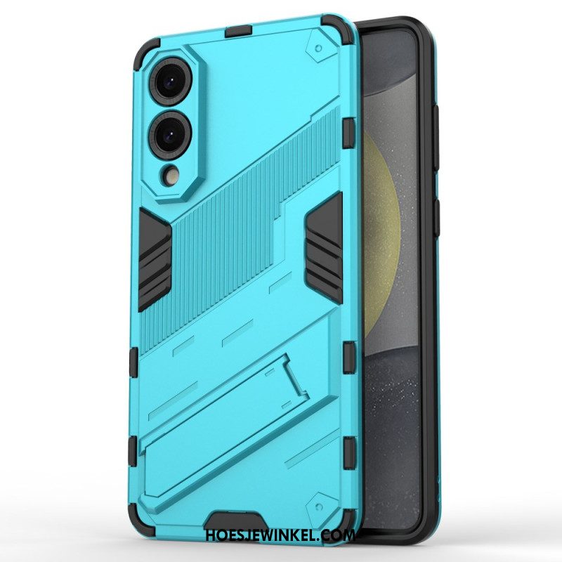 Hoesje Samsung Galaxy S25 5g Edge Afneembare Handsfree Standaard Met Twee Standen Bescherming Hoesje