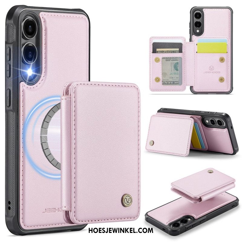 Hoesje Samsung Galaxy S25 5g Edge Afneembare Jeehood Magnetische Kaarthouder