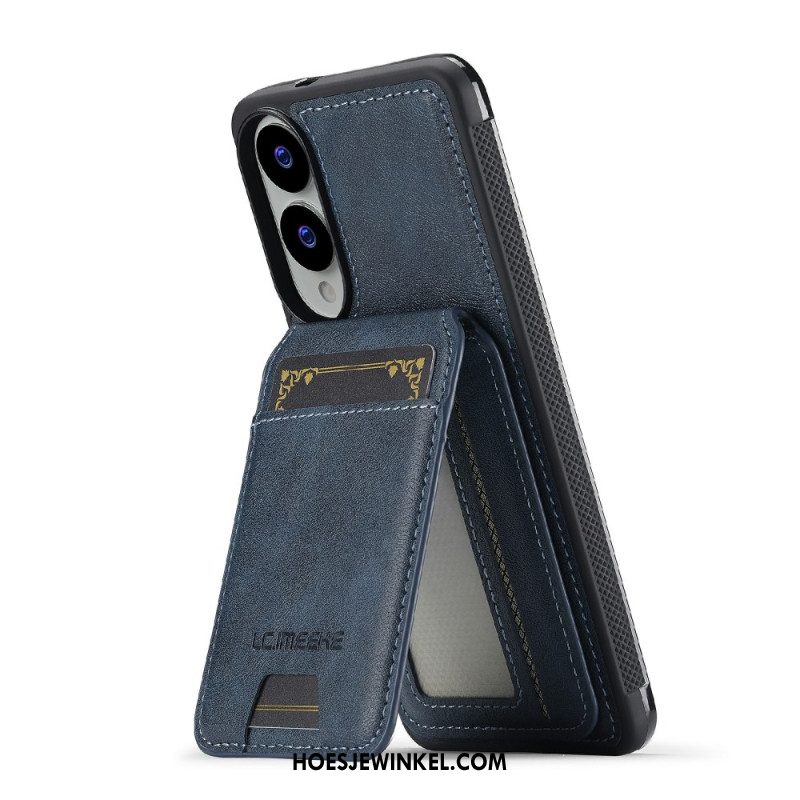 Hoesje Samsung Galaxy S25 5g Edge Afneembare Magnetische Kaarthouder Bescherming Hoesje