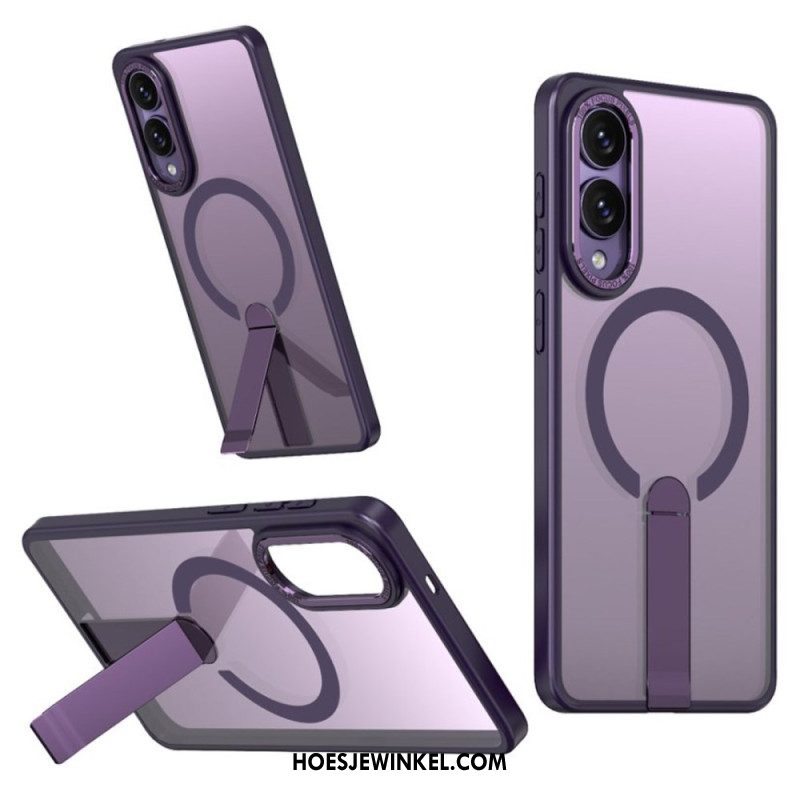 Hoesje Samsung Galaxy S25 5g Edge Compatibel Met Magsafe Met Geïntegreerde Standaard Bescherming Hoesje