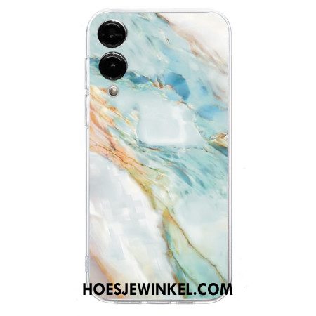 Hoesje Samsung Galaxy S25 5g Edge Groen Marmer