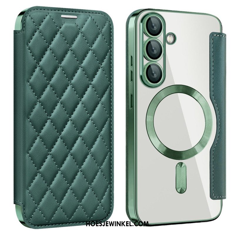 Hoesje Samsung Galaxy S25 5g Gewatteerd Compatibel Met Magsafe