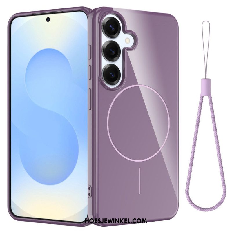 Hoesje Samsung Galaxy S25 Fe Compatibel Met Magsafe Met Polsbandje