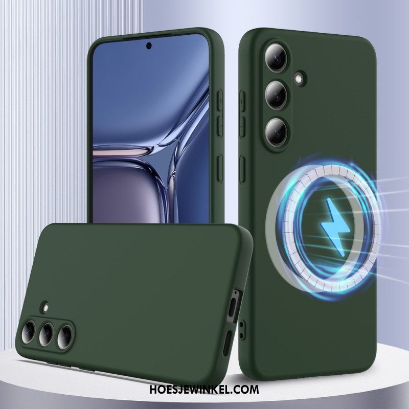 Hoesje Samsung Galaxy S25 Fe Compatibel Met Magsafe Shockproof Bescherming Hoesje