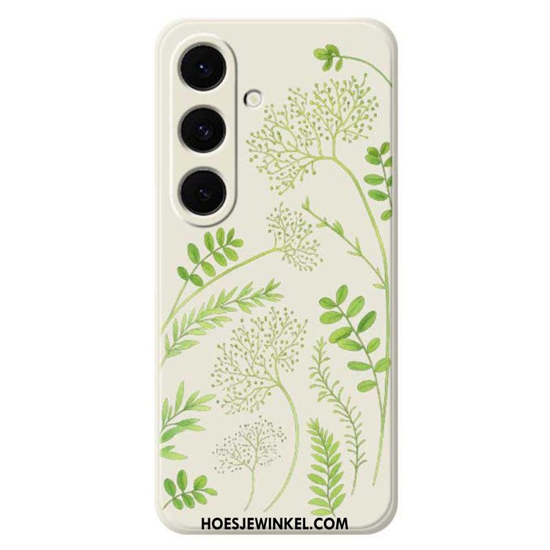 Hoesje Samsung Galaxy S25 Fe Siliconen Met Bladeren