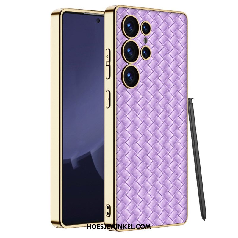 Hoesje Samsung Galaxy S25 Ultra 5g Geweven Textuur