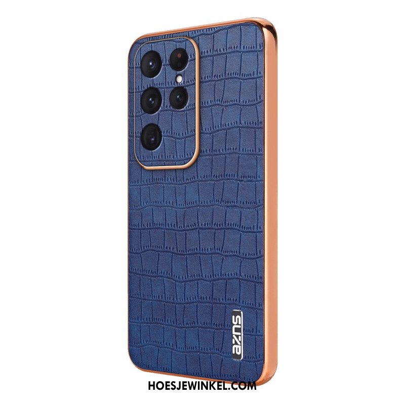 Hoesje Samsung Galaxy S25 Ultra 5g Krokodillenprint Azns
