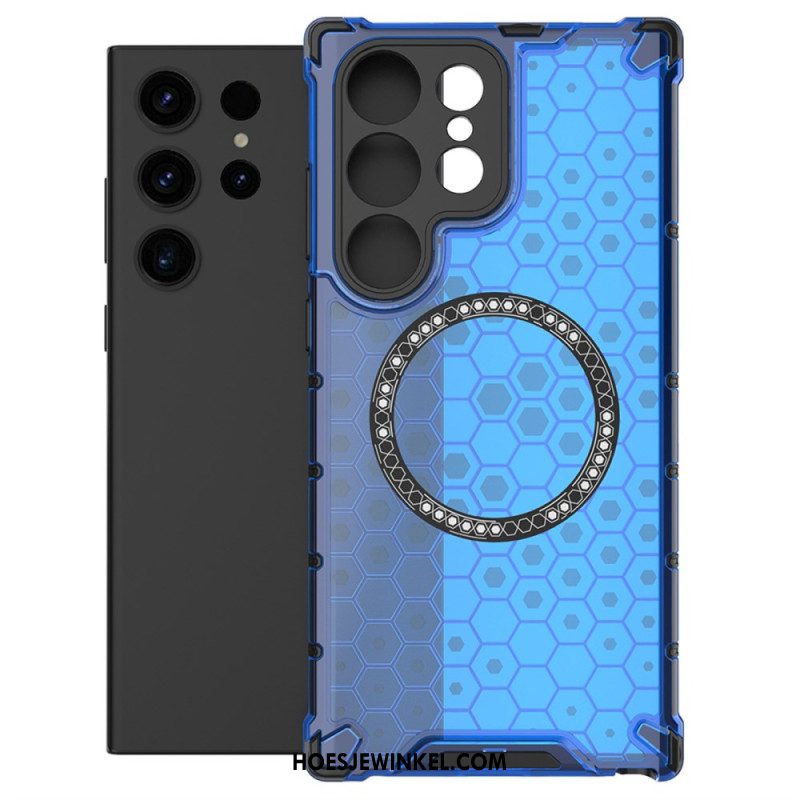 Hoesje Samsung Galaxy S25 Ultra 5g Magsafe-honingraatcompatibel