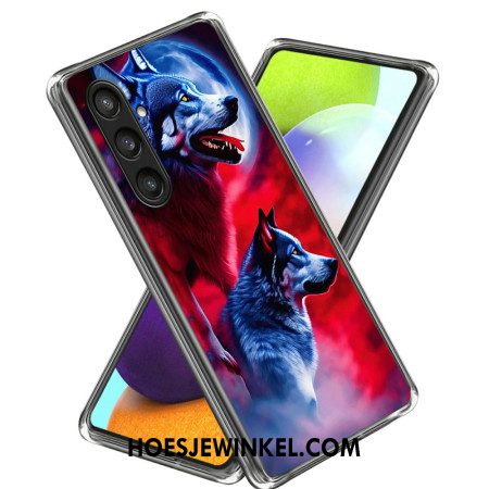Hoesje Samsung Galaxy S25 Ultra 5g Twee Wolven Bescherming Hoesje