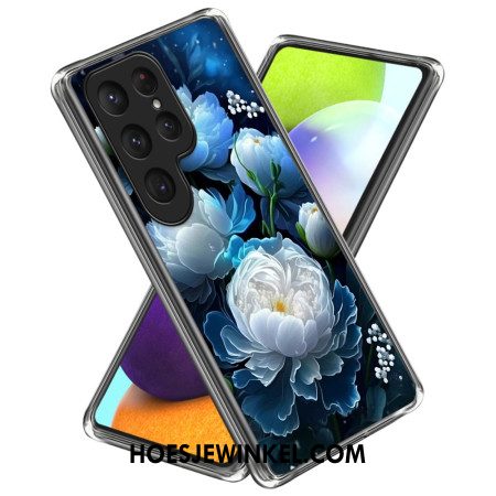 Hoesje Samsung Galaxy S25 Ultra 5g Witte Pioenroos