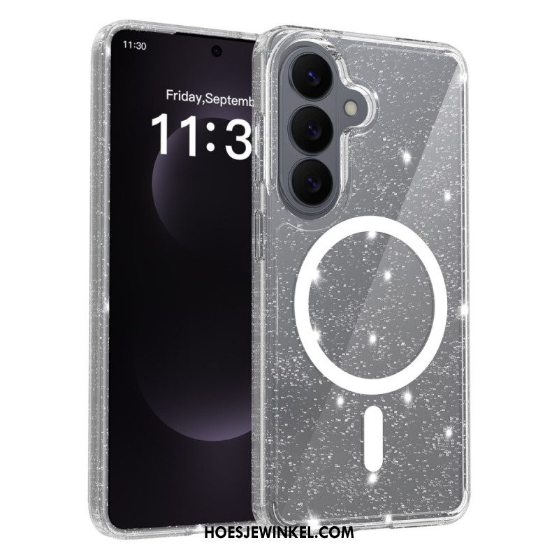 Hoesje Samsung Galaxy S26 Glitter Magnetische Portemonnee