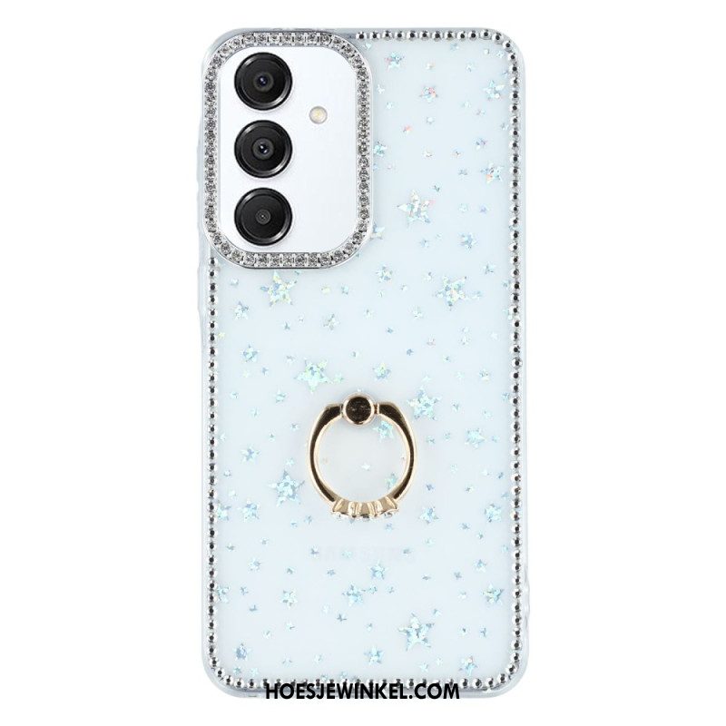 Hoesje Samsung Galaxy S26 Plus Ringhouder En Strass-steentjes Bescherming Hoesje