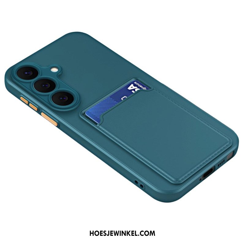 Hoesje Samsung Galaxy S26 Siliconen Met Kaarthouder Bescherming Hoesje