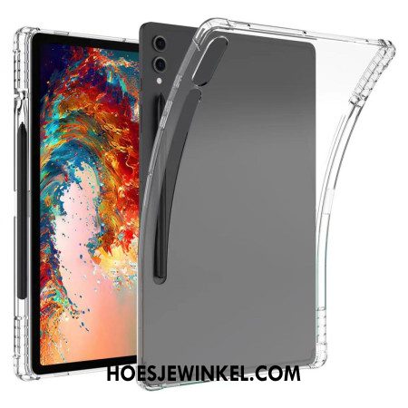 Hoesje Samsung Galaxy Tab S10 Plus Verstevigd Transparant Met Stylushouder