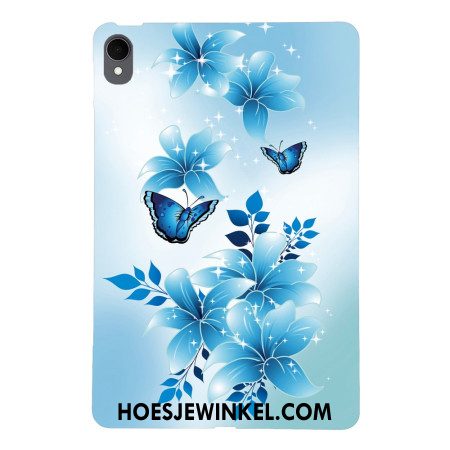Hoesje Samsung Galaxy Tab S11 Kleine Blauwe Vlinders Bescherming Hoesje