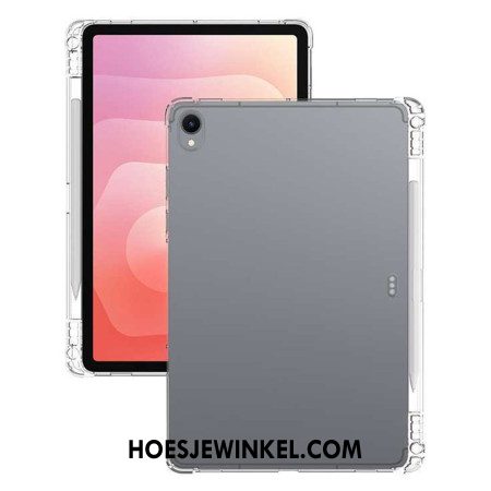 Hoesje Samsung Galaxy Tab S11 Versterkt Transparant Met Stylushouder