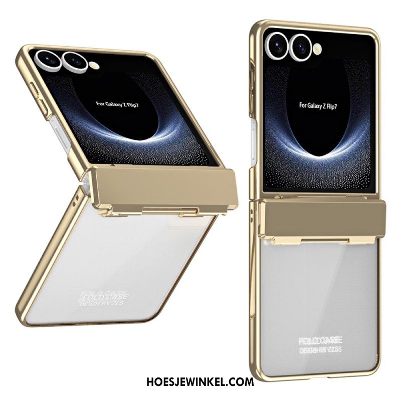 Hoesje Samsung Galaxy Z Flip 7 Anti-vingerafdruk Metallic Design Bescherming Hoesje