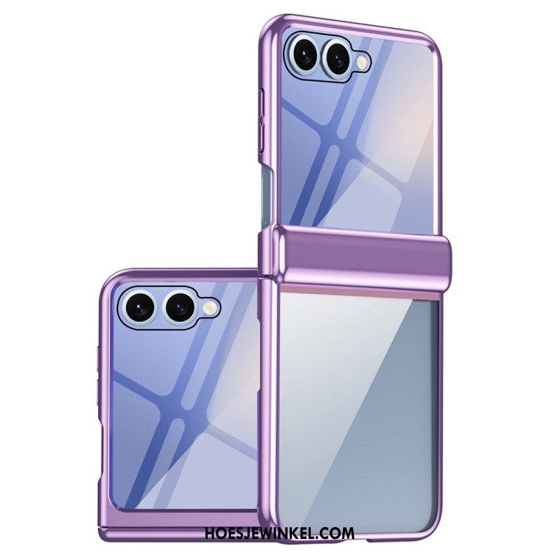 Hoesje Samsung Galaxy Z Flip 7 Bescherming Voor Scharnieren Met Metaaleffect