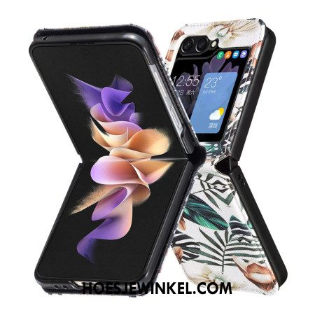 Hoesje Samsung Galaxy Z Flip 7 Fe Blad En Bloemen