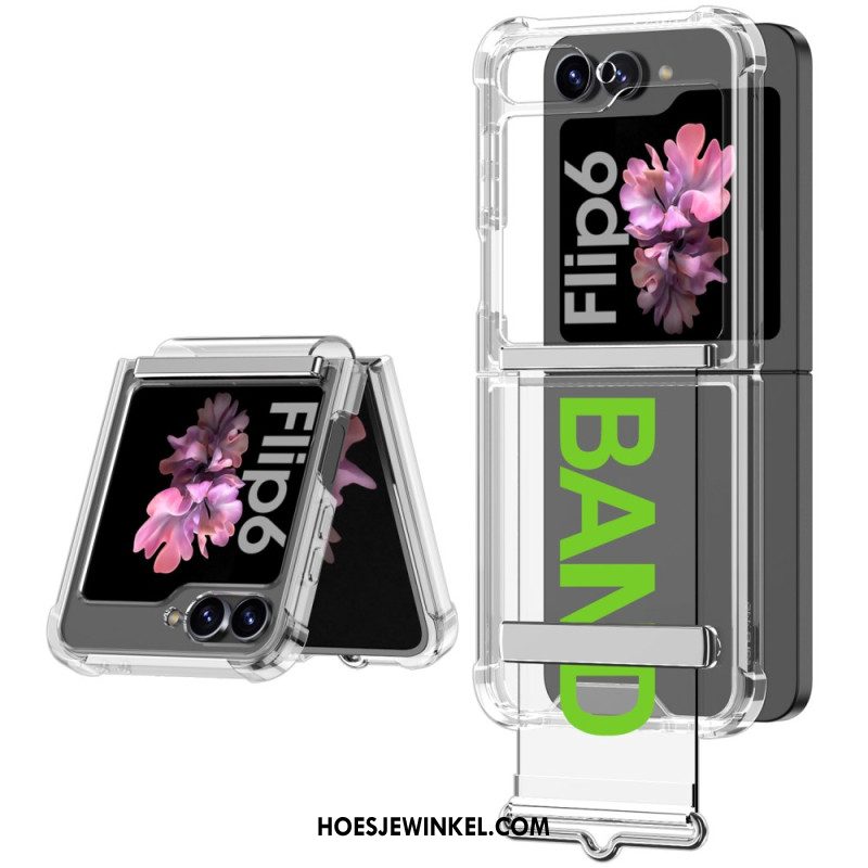 Hoesje Samsung Galaxy Z Flip 7 Fe Transparante Band