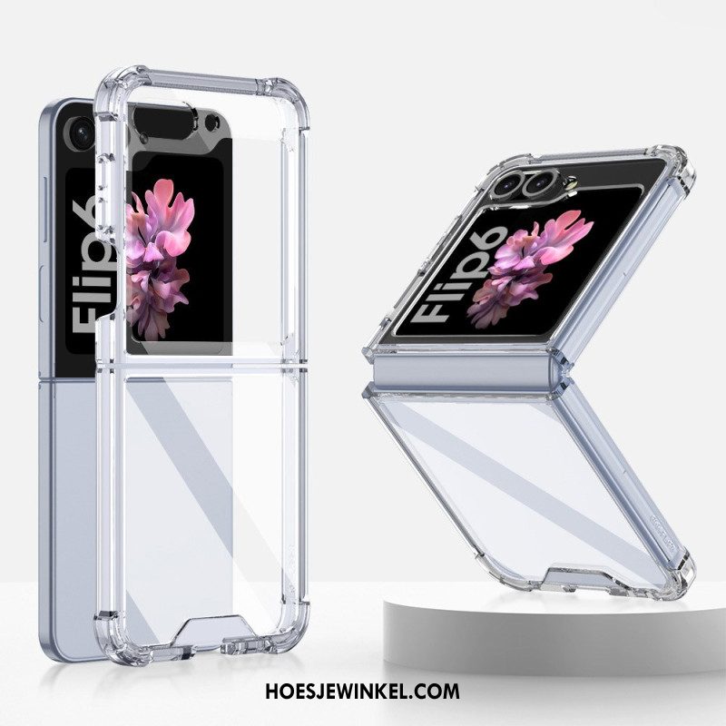 Hoesje Samsung Galaxy Z Flip 7 Fe Transparante Gkk-sluiting