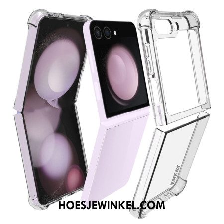 Hoesje Samsung Galaxy Z Flip 7 Fe Transparante Versterkte Hoeken Enkay