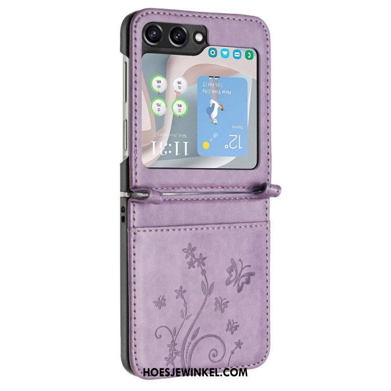 Hoesje Samsung Galaxy Z Flip 7 Fe Vlinders En Bloemen