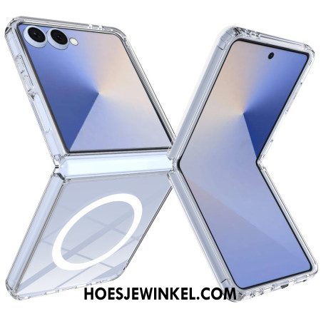 Hoesje Samsung Galaxy Z Flip 7 Magnetisch Transparant Bescherming Hoesje