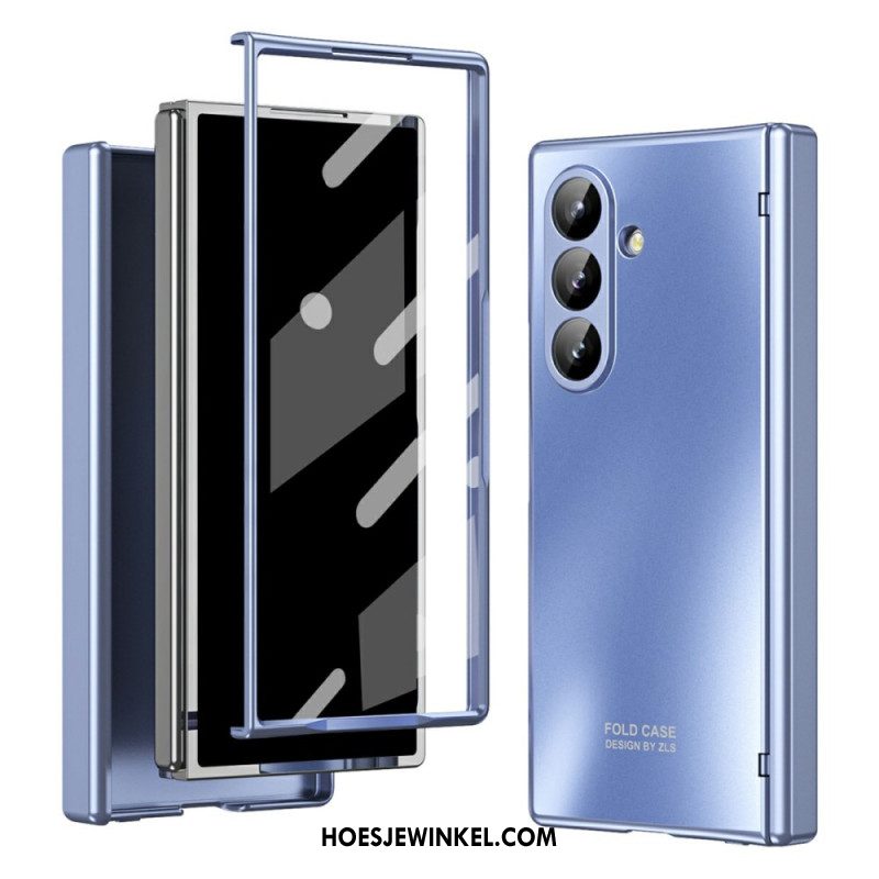 Hoesje Samsung Galaxy Z Fold 7 Metallic Effect Met Schermbeschermer