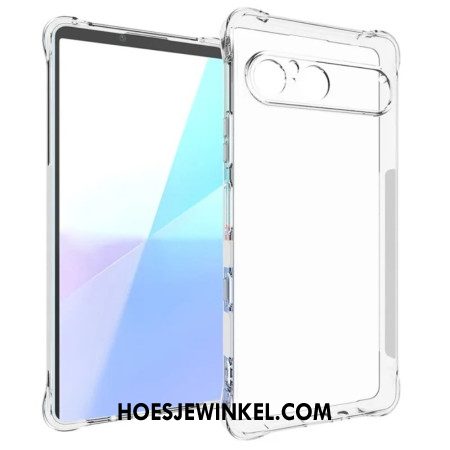 Hoesje Sony Xperia 10 Vii Transparant Met Verstevigde Hoeken