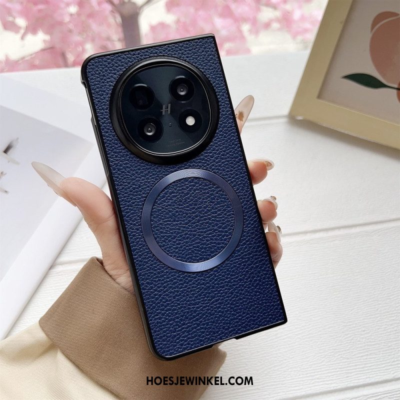 Hoesje Voor Oppo Find N5 Magsafe-compatibel Kunstleer