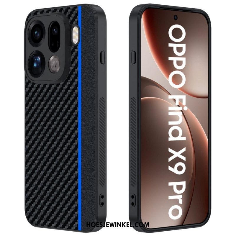 Hoesje Voor Oppo Find X9 Pro 5g Stevig Met Koolstofvezeltextuur