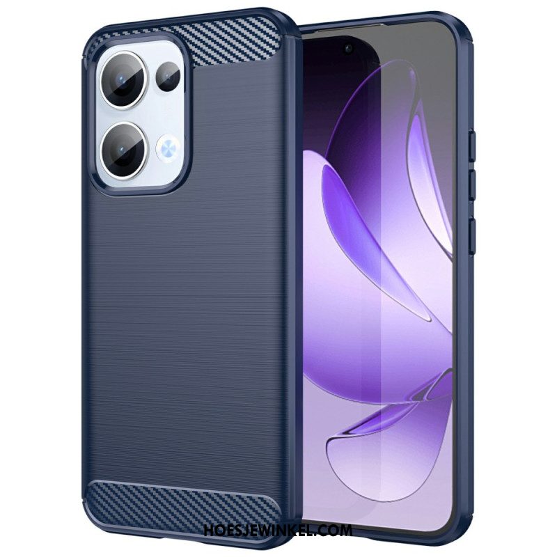 Hoesje Voor Oppo Reno 13 5g Geborsteld Koolstofvezel