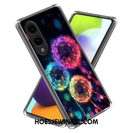 Hoesje Voor Samsung Galaxy S25 5g Edge Kleurrijke Paardenbloemen